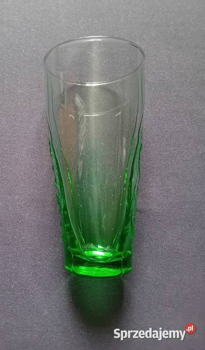 Zielona koleksjonerska szklanka Coca Cola