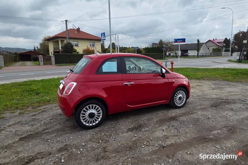 Fiat 500 czerwony klasyk 2014 Rzeszów 1242cm3 sprzedam