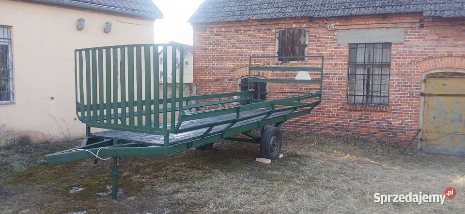Przyczepa do balotow slomy siana dłużyca sprzedam