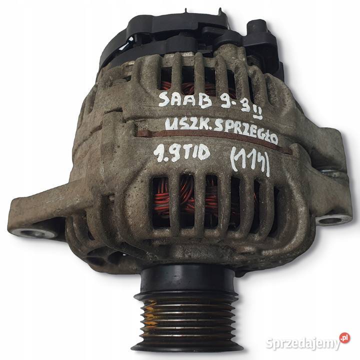 ALTERNATOR Saab 93 II 19 TID Bosch 0124425059 Układ elektryczny silnika Chełm