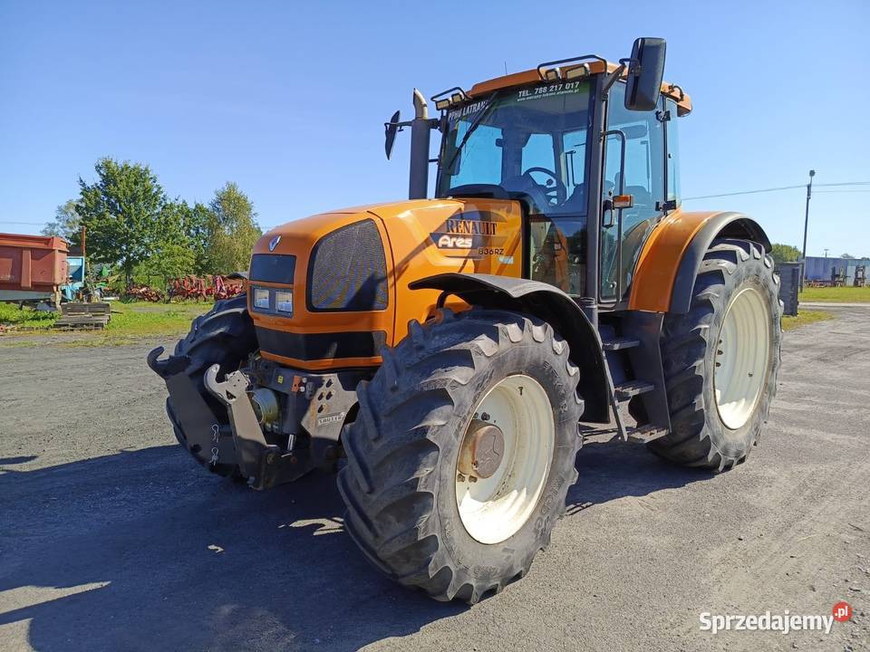 Renault Ares 836Rz z Tuzem wom silnik John Deere Zaczep górny Łobżenica