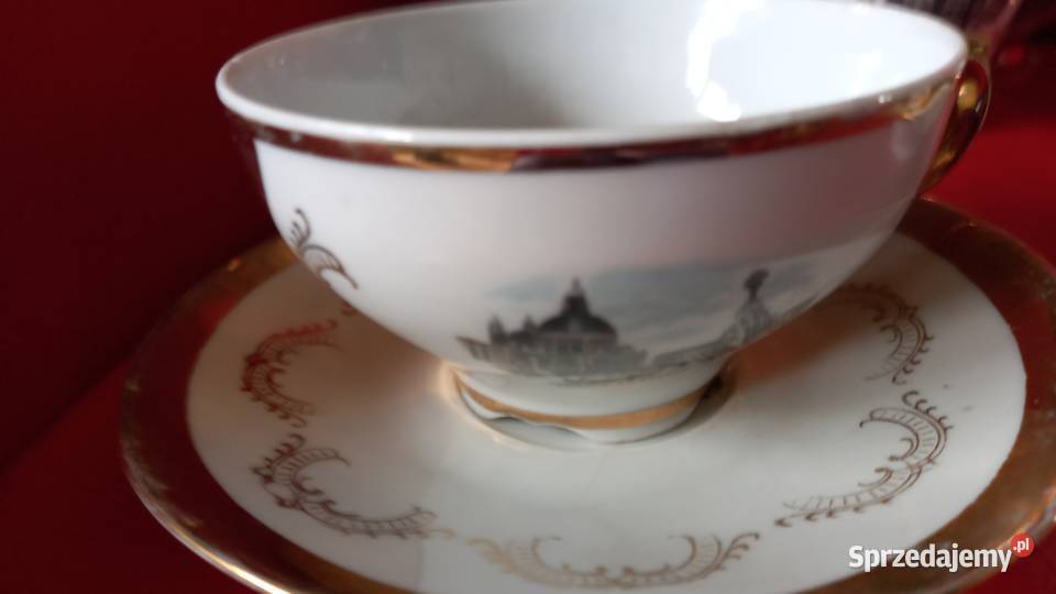 Stary piekny serwis porcelana