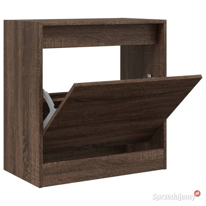 Szafka na buty brązowy dąb 60x34x635 WM839944 Warszawa