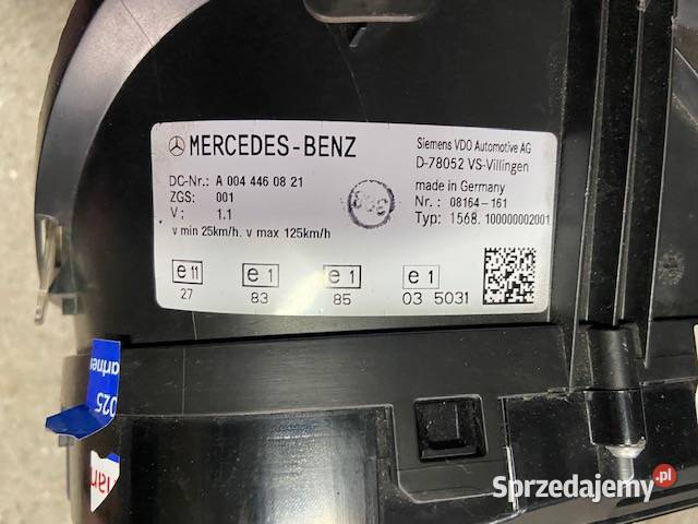 Zegar Licznik Actros Axor 0024460821 VDO Typ1561 Maszewo