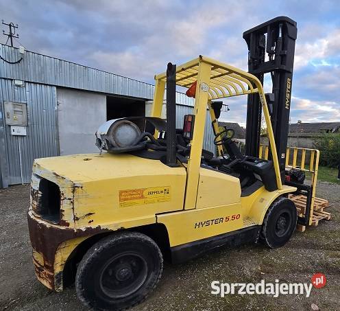 Wózek widłowy HYSTER H550XM udźwig 5ton 55 2006r Wózki widłowe