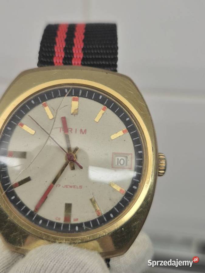Zegarek mechaniczny Prim Czechosłowacja Chorzów