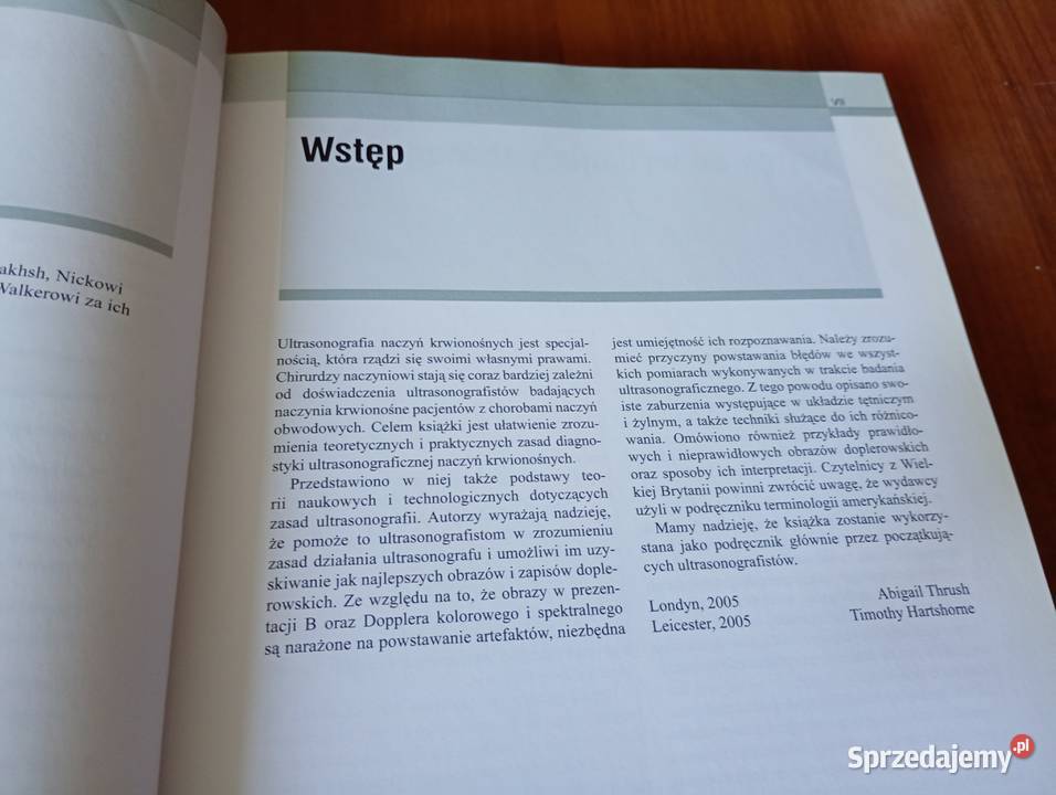 Ultrasonografia naczyń obwodowych Abigail Thrush twarda pomorskie Gdańsk