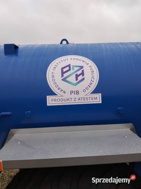 Zbiornik beczka na wodę pitną certyfikat mazowieckie