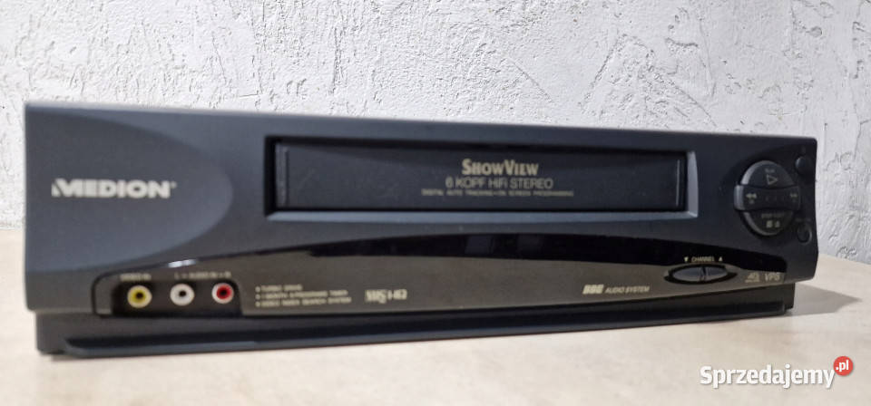 Medion VideoVHS 6 głowic MD 9023 MD9023 VHS Międzychód