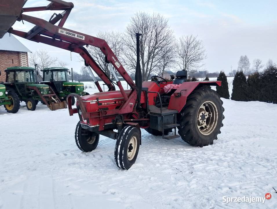 Zetor 6011 z ładowaczem Zetor lubelskie Tarnawa Mała
