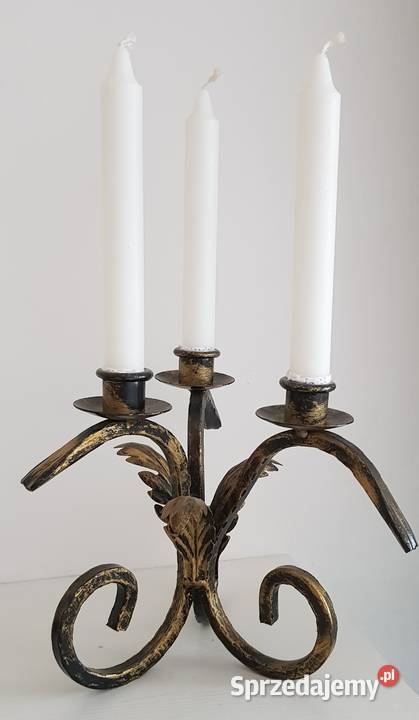 Świecznik metalowy Łódź sprzedam