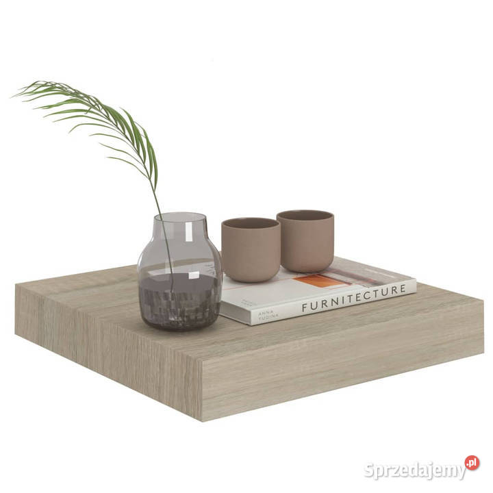 Półki ścienne 2 kolor dębowy 23 x 235 x 38 MDF mazowieckie Warszawa