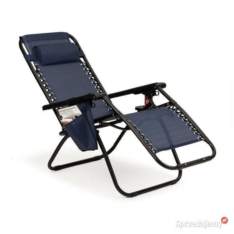 Leżak fotel ogrodowy plażowy składany zero metal Bielsk Podlaski