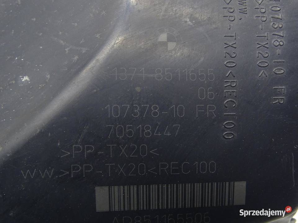 OBUDOWA FILTRA POWIETRZA 8511655 BMW F20 F21 F30 sprzedam