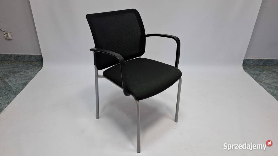 Krzesło biurowe konferencyjne czarne Profim Bit Poznań