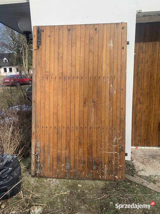 Sprzedam bramę drewnianą solidną Pozostałe