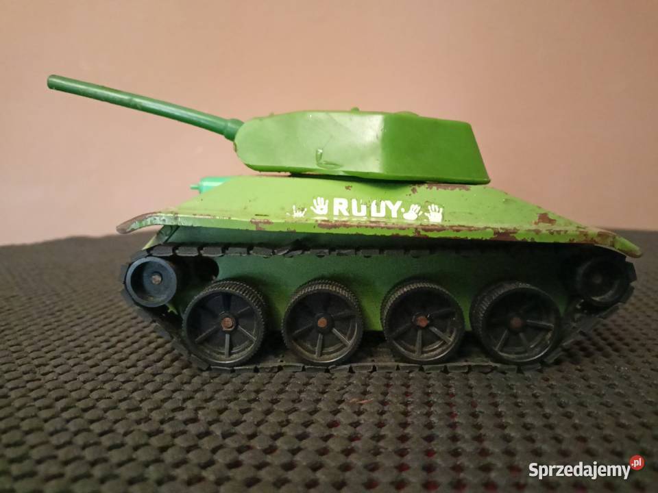 Zabawka PRL czołg Rudy 102 Rzeszów