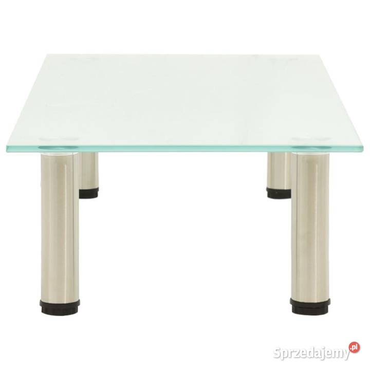 vidaXL Stojak pod TV 80x35x17 hartowane szkło Warszawa