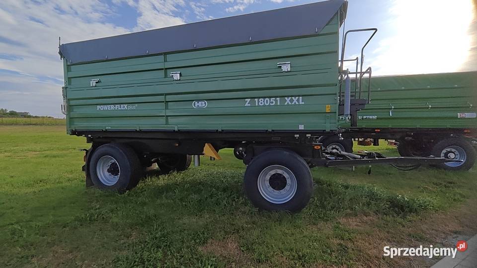 Przyczepa rolnicza BRANTNER 14ton wywrotka nieuszkodzony Rząśno