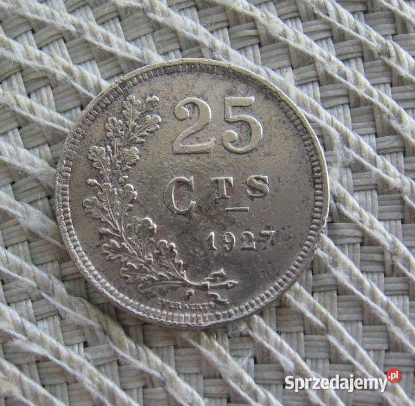 Luksemburg 25 Centymów 1927r Kalisz