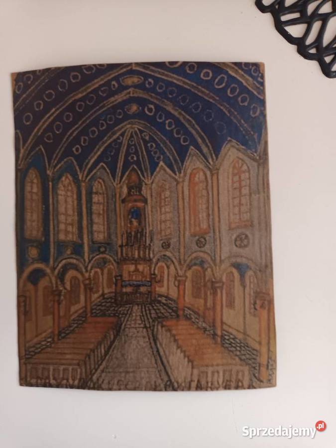 Mam do sprzedania stare akwarele pomorskie Malbork