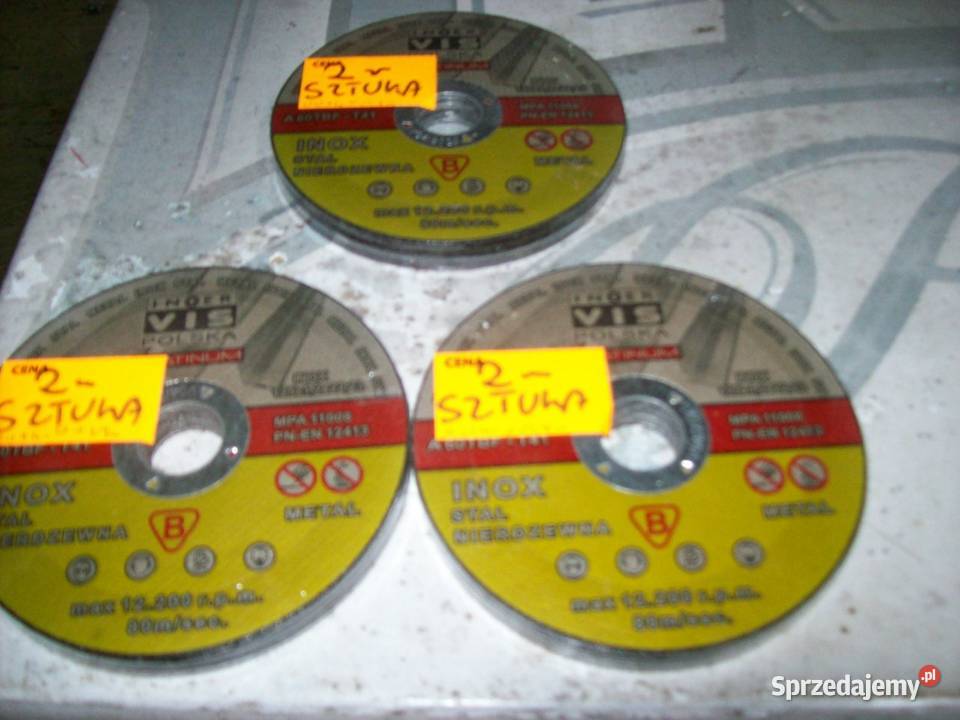 INTERVIS TARCZA do CIECIA METALU stali 125x12 Elektryczne wielkopolskie Głogowa