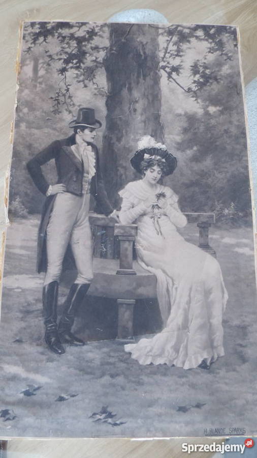 Grafiki reprinty ponad stuletnie Blande Sparks Antyki, Sztuka, Kolekcje wielkopolskie Radzewice