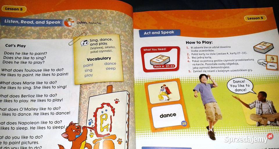 Step up 1 Review Book Practice and Learn Disney sprzedam