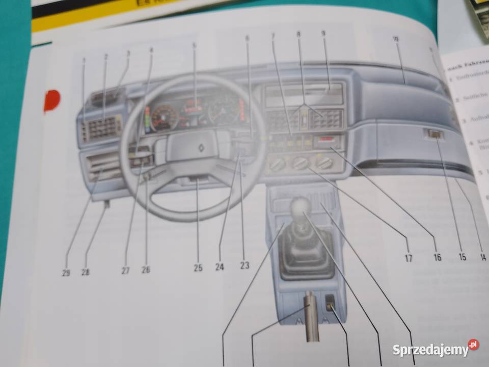 RENAULT 19 Instrukcja Obsługi książka serwisowa Łódź