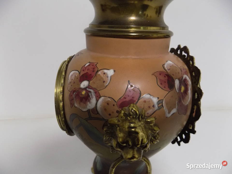 Zegar z porcelany sygnowany 125 GWARANCJA 2 LATA Nowa Sól