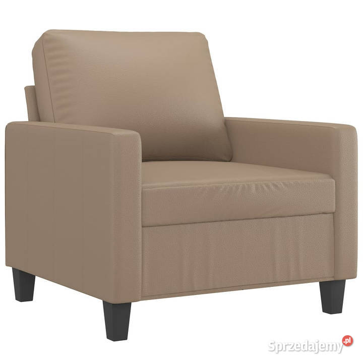 4osobowa sofa z poduszkami cappuccino sztuczna Sofy i kanapy Warszawa