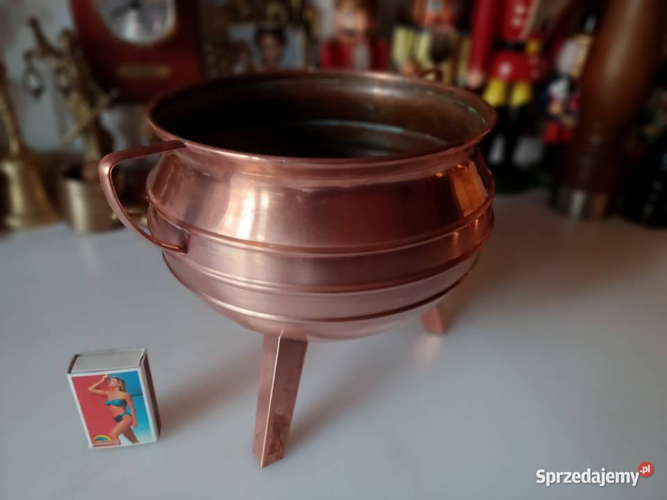 Piękna skandynawska donica Miedź Kolekcja Doniczki i osłonki Poznań
