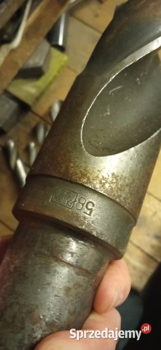 Duże stare Wiertła fi średnica 58 31 51 17 sprzedam