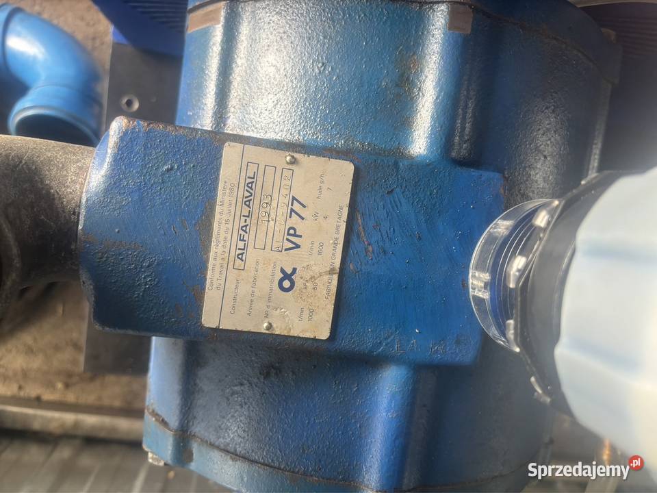 Pompa próżniowa dojarka alfa laval delaval Jabłonowo Pomorskie