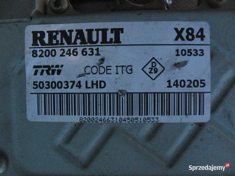 kolumna kierownicy elektryczna renault megane II Części samochodowe Lublin