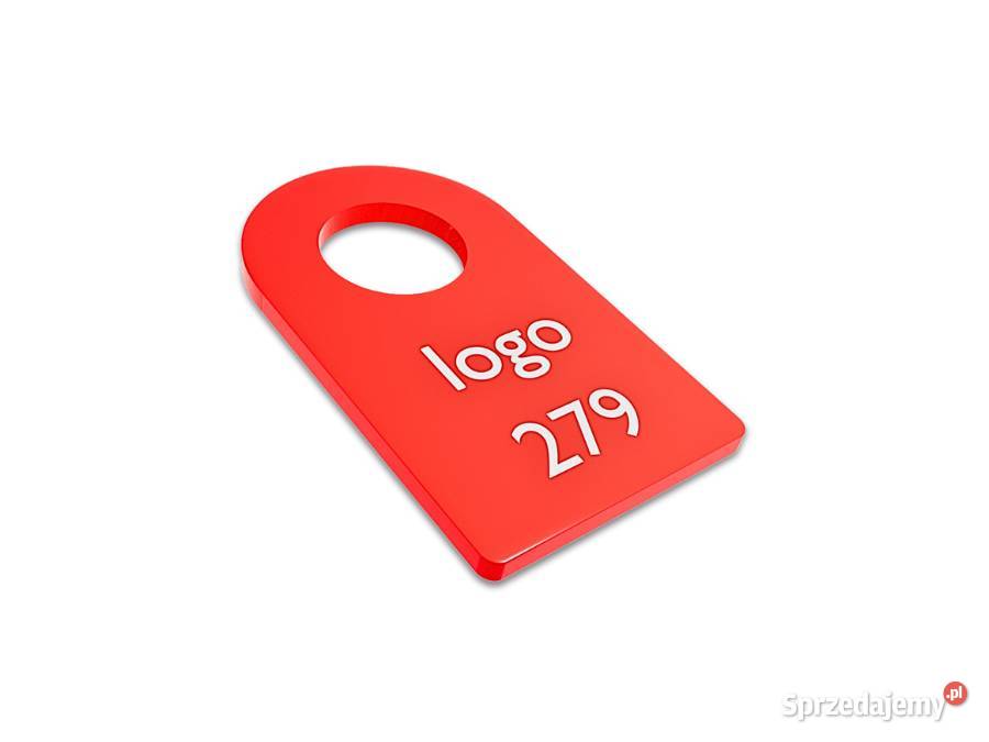 Numerki do szatni z kolorowej plexi 10 Chynów