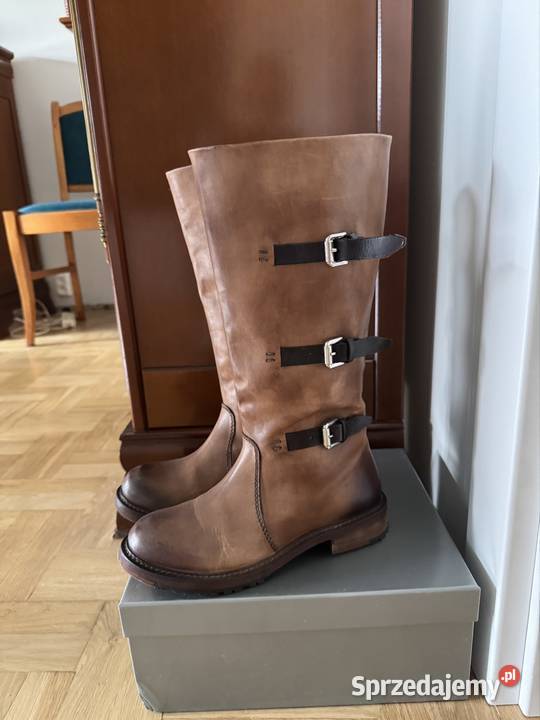 Kozaki damskie Venezia 37 skóra naturalna skóra Moda i Styl Częstochowa sprzedam