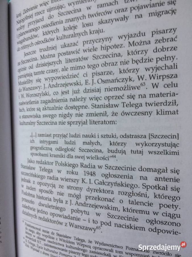 3408 Życie Literackie Szczecina W Latach zachodniopomorskie sprzedam