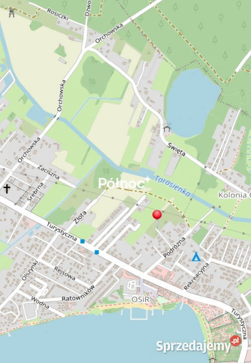 Działka budowlana jeziorem Białym na sprzedaż Sprzedaż Okuninka