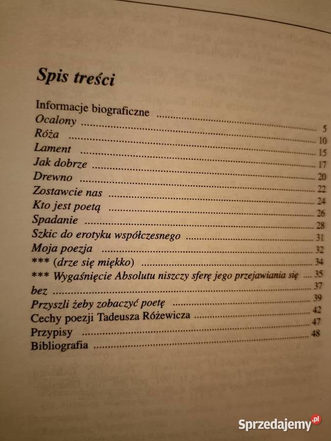 Poezja Różewicz unikat księgarnia Praga Warszawa