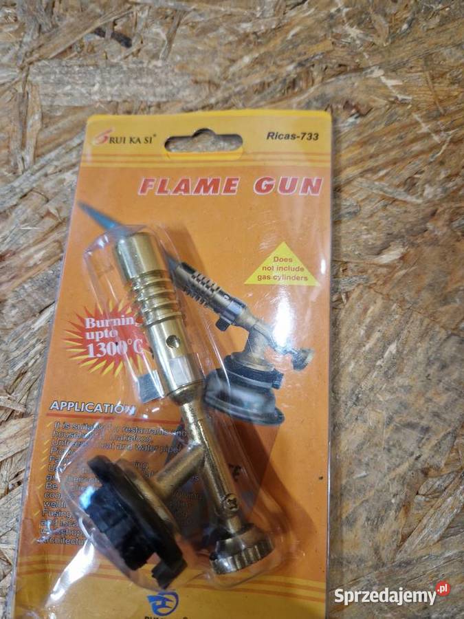 Mosiężny palnik gazowy Picas733 FLAME GUN 1300 Głogowa sprzedam