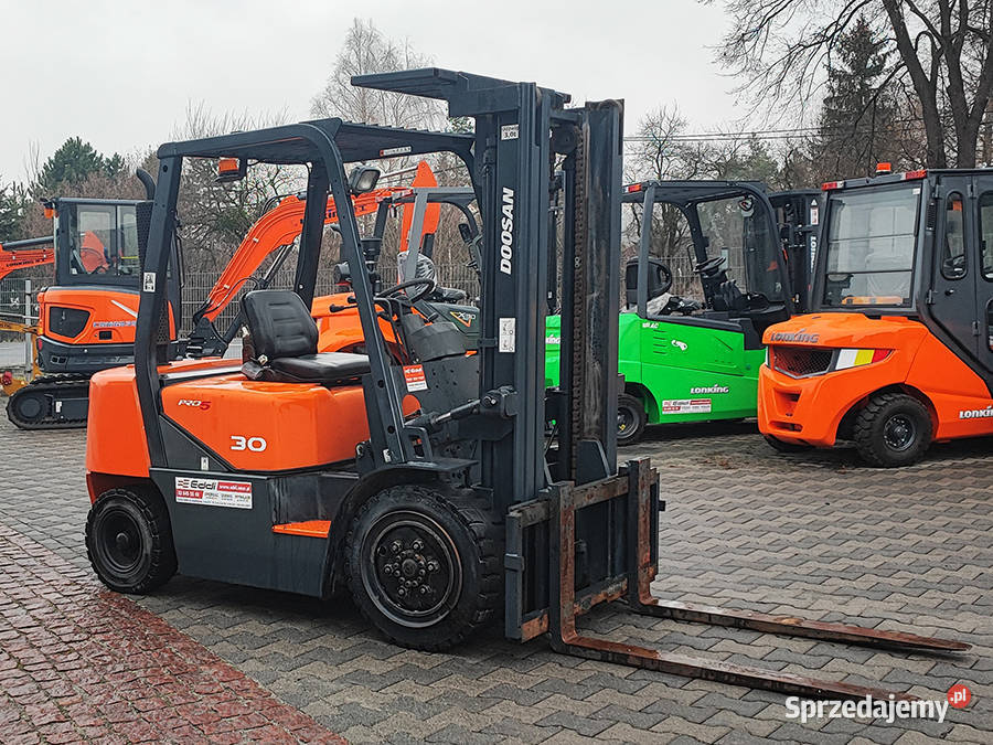 Wózek widłowy Doosan D30G diesel 3 tony duplex 3 małopolskie Kęty