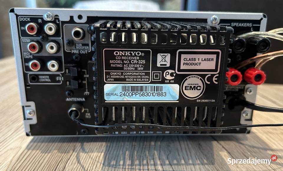Mini wieża stereo ONKYO CR325 CD HiFi Radio FM Białystok