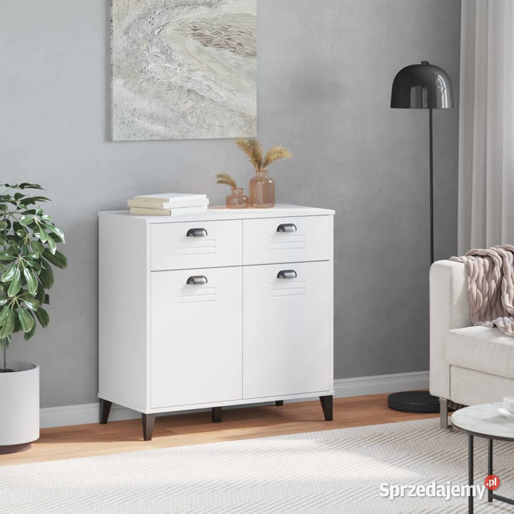 Szafka VIKEN biała 80x40x80 materiał
