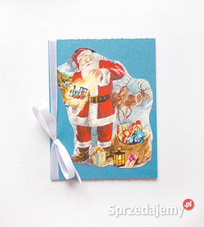 Boże Narodzenie kartki z Mikołajem świąteczne Szczecin