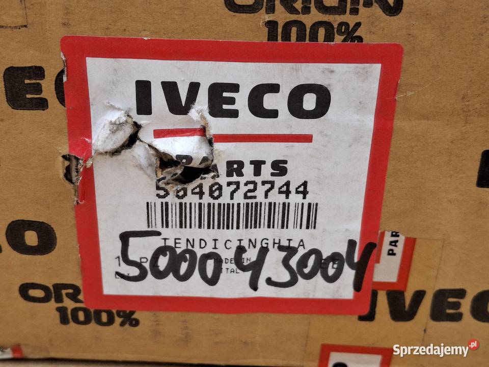 IVECO STRALIS TRAKKER NAPINACZ PASKA Bieleń