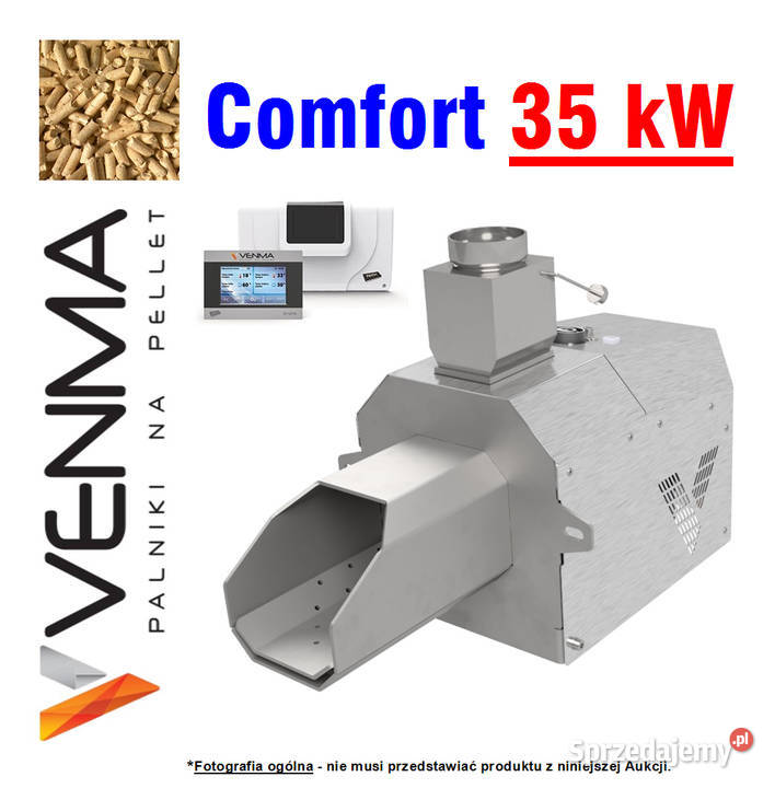 Palnik Pellet VENMA Comfort 35 kW SAMOCZYSZCZĄCY stal sprzedam