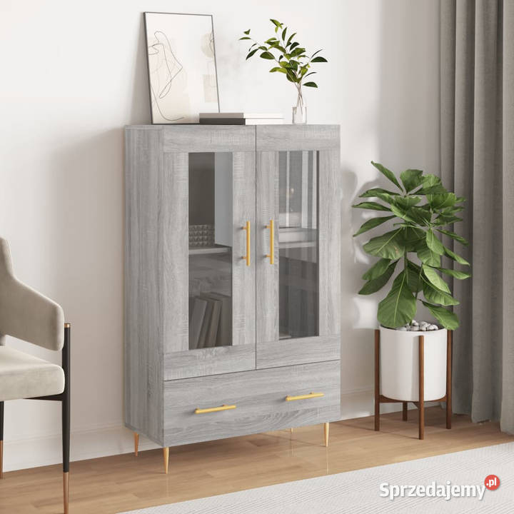 Wysoka szafka szary dąb sonoma 695x31x115 mazowieckie Warszawa