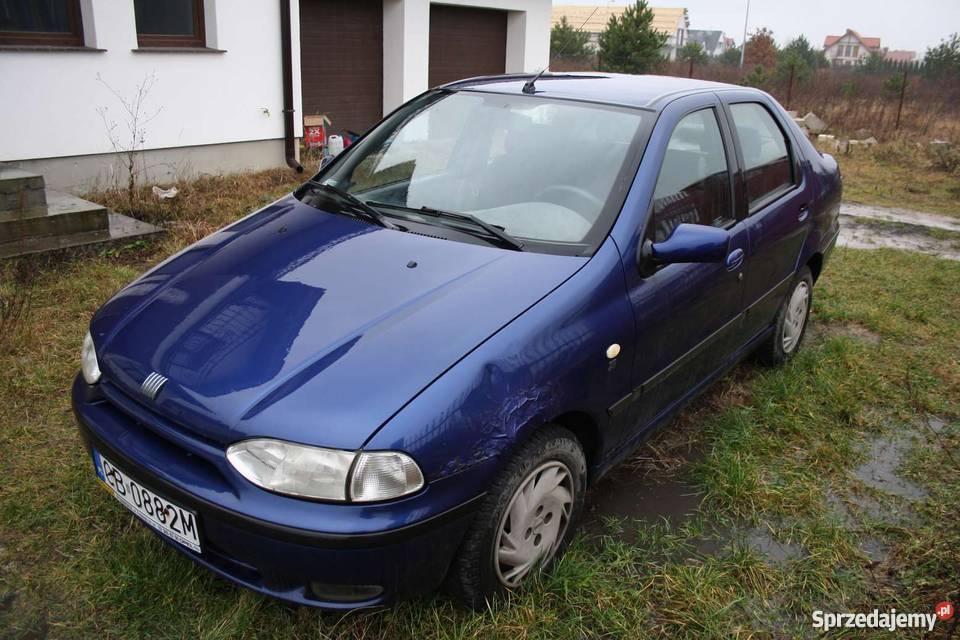 Fiat Siena 12 HL 1999r OC ważne do 19IV2017 kupiony w Polsce Maksymilianowo