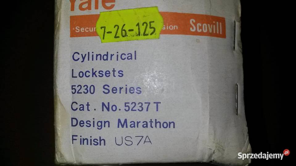 ZAMEK YALE Poznań sprzedam